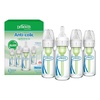 image:imageDr Browns AntiColic Options Narrow Glass Baby Bottle with Level 1 Slow Flow Nipple BPAFree 4 oz120mL 0m 1Pack Packaging May VaryClear Glass