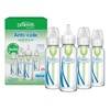image:imageDr Browns AntiColic Options Narrow Glass Baby Bottle with Level 1 Slow Flow Nipple BPAFree 4 oz120mL 0m 1Pack Packaging May VaryClear Glass