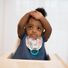 image:imageDr Browns Baby Dr Browns Baby Bandana Bib With Snapon Removable Teether Teething amp Drooling 3mDots  Feathers