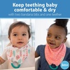 image:imageDr Browns Baby Dr Browns Baby Bandana Bib With Snapon Removable Teether Teething amp Drooling 3mDots  Feathers