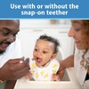 image:imageDr Browns Baby Dr Browns Baby Bandana Bib With Snapon Removable Teether Teething amp Drooling 3mDots  Feathers