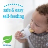image:imageDr Browns Designed to Nourish Fresh Firsts Silicone Feeder Grey One Size1 Pack  Mint