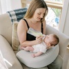 image:imageDr Browns Feeding Support Pillow with Cover Light Gray amp AntiColic Options Narrow Glass Baby Bottle 4 oz120mL 1Pack