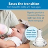 image:imageDr Browns Feeding Support Pillow with Cover Light Gray amp AntiColic Options Narrow Glass Baby Bottle 4 oz120mL 1Pack