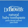 image:imageDr Browns FluorideFree Baby Toothpaste Infant amp Toddler Oral Care Strawberry 1Pack 14oz40g 03 YearsApple Pear