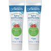 image:imageDr Browns FluorideFree Baby Toothpaste Infant amp Toddler Oral Care Strawberry 1Pack 14oz40g 03 YearsStrawberry
