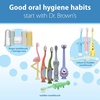 image:imageDr Browns FluorideFree Baby Toothpaste Infant and Toddler Oral Care 14oz40g 03 Years Apple Pear 3PackVariety Pack  Strawberry  Dinos