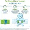 image:imageDr Browns Infant Gripebelt Heated Belly Band Soothe Babys Tummy with Gentle Warmth and Compression Lamb 0mHedgehog