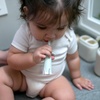 image:imageDr Browns InfanttoToddler Toothbrush Elephant Mint 03 Years
