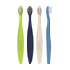 image:imageDr Browns InfanttoToddler Toothbrush Set Soft amp Gentle Manual Toothbrushes for Baby PinkEcruPurpleDark Green BPA Free 03 Years  4Pack4Pack  GreenDark BlueEcruBlue