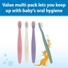 image:imageDr Browns InfanttoToddler Toothbrush Set Soft amp Gentle Manual Toothbrushes for Baby PinkEcruPurpleDark Green BPA Free 03 Years  4Pack4Pack  PinkEcruPurpleDark Green