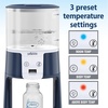 image:imageDr Browns InstaPrep Warm Water Dispenser to Instantly Prepare Babys Formula BottleLarge Capacity Glass Tank with 3 Temperature SettingsBlackBlue