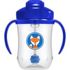 image:imageDr Browns Milestones Babys First Straw Cup Training Cup with Weighted Straw 9 oz270 mL BPAfree 6m Dark Blue 1PackBlue  Green  2Pack