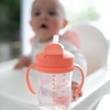 image:imageDr Browns Milestones Babys First Straw Cup Training Cup with Weighted Straw 9 oz270 mL BPAfree 6m Dark Blue 1PackCoral  12Pack