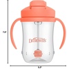 image:imageDr Browns Milestones Babys First Straw Cup Training Cup with Weighted Straw 9 oz270 mL BPAfree 6m Dark Blue 1PackCoral  12Pack