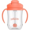 image:imageDr Browns Milestones Babys First Straw Cup Training Cup with Weighted Straw 9 oz270 mL BPAfree 6m Dark Blue 1PackCoral  1Pack