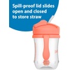 image:imageDr Browns Milestones Babys First Straw Cup Training Cup with Weighted Straw 9 oz270 mL BPAfree 6m Dark Blue 1PackCoral  1Pack