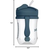 image:imageDr Browns Milestones Babys First Straw Cup Training Cup with Weighted Straw 9 oz270 mL BPAfree 6m Dark Blue 1PackDark Blue  12Pack