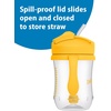 image:imageDr Browns Milestones Babys First Straw Cup Training Cup with Weighted Straw 9 oz270 mL BPAfree 6m Dark Blue 1PackDark Blue  Vintage Yellow  2Pack