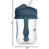 image:imageDr Browns Milestones Babys First Straw Cup Training Cup with Weighted Straw 9 oz270 mL BPAfree 6m Dark Blue 1PackDark Blue  Vintage Yellow  2Pack