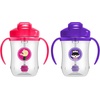 image:imageDr Browns Milestones Babys First Straw Cup Training Cup with Weighted Straw 9 oz270 mL BPAfree 6m Dark Blue 1PackPink  Purple  2Pack