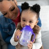 image:imageDr Browns Milestones Babys First Straw Cup Training Cup with Weighted Straw 9 oz270 mL BPAfree 6m Dark Blue 1PackPink  Purple  2Pack