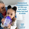 image:imageDr Browns Milestones Babys First Straw Cup Training Cup with Weighted Straw 9 oz270 mL BPAfree 6m Dark Blue 1PackPink  Purple  2Pack