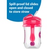 image:imageDr Browns Milestones Babys First Straw Cup Training Cup with Weighted Straw 9 oz270 mL BPAfree 6m Dark Blue 1PackPink  Purple  2Pack