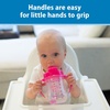 image:imageDr Browns Milestones Babys First Straw Cup Training Cup with Weighted Straw 9 oz270 mL BPAfree 6m Dark Blue 1PackPink  Purple  2Pack