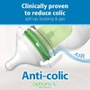 image:imageDr Browns Natural Flow AntiColic Options WideNeck Baby Bottles 9 oz270 mL with Level 1 Slow Flow Nipple 4 Count 0m1Pack  5oz  Clear