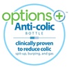 image:imageDr Browns Natural Flow AntiColic Options WideNeck Baby Bottles 9 oz270 mL with Level 1 Slow Flow Nipple 4 Count 0m4Pack  9oz  Clear