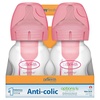 image:imageDr Browns Natural Flow AntiColic Options WideNeck Baby Bottles 9 oz270 mL with Level 1 Slow Flow Nipple 4 Count 0m4Pack  9oz  Clear