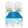 image:imageDr Browns Natural Flow AntiColic Options WideNeck Baby Bottles 9 oz270 mL with Level 1 Slow Flow Nipple 4 Count 0m6Pack  9oz  Clear