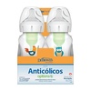 image:imageDr Browns Natural Flow AntiColic Options WideNeck Baby Bottles 9 oz270 mL with Level 1 Slow Flow Nipple 4 Count 0m6Pack  9oz  Clear