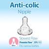 image:imageDr Browns Natural Flow Level 2 Narrow Baby Bottle Silicone Nipple Medium Flow 3m 100 Silicone Bottle Nipple 6 Count1 Preemie Flow  Slowest Flow  0m Pack of 12
