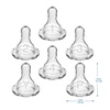 image:imageDr Browns Natural Flow Level 2 Narrow Baby Bottle Silicone Nipple Medium Flow 3m 100 Silicone Bottle Nipple 6 CountLevel 1  Slow Flow  0m