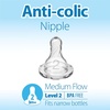 image:imageDr Browns Natural Flow Level 2 Narrow Baby Bottle Silicone Nipple Medium Flow 3m 100 Silicone Bottle Nipple 6 CountLevel 2  Medium Flow  3m Pack of 12