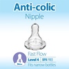 image:imageDr Browns Natural Flow Level 2 Narrow Baby Bottle Silicone Nipple Medium Flow 3m 100 Silicone Bottle Nipple 6 CountLevel 4  Fast Flow  9m Pack of 12