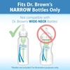 image:imageDr Browns Natural Flow Level 2 Narrow Baby Bottle Silicone Nipple Medium Flow 3m 100 Silicone Bottle Nipple 6 CountYCut  Ideal for Thicker Liquid  9m Pack of 12