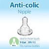 image:imageDr Browns Natural Flow Level 2 Narrow Baby Bottle Silicone Nipple Medium Flow 3m 100 Silicone Bottle Nipple 6 CountYCut  Ideal for Thicker Liquid  9m
