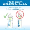 image:imageDr Browns Options WideNeck Baby Bottle Silicone Sippy Spout 6m 2PackLevel 1  0m