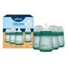 image:imageDr Browns Silicone Baby Bottle with Collapsible Insert Designed to Reduce Colic 5 oz with WideNeck Level 1 Slow Flow Nipple BPAFree 0m Blue 4PackGreen