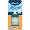 image:imageDr Browns Silicone Baby Bottle with Collapsible Insert Designed to Reduce Colic 5 oz with WideNeck Level 1 Slow Flow Nipple BPAFree 0m Blue 4PackGreen