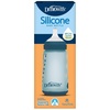 image:imageDr Browns Silicone Baby Bottle with Collapsible Insert Designed to Reduce Colic 9 oz with WideNeck Level 2 Medium Flow Nipple BPAFree 3m White 4PackBlue