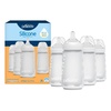 image:imageDr Browns Silicone Baby Bottle with Collapsible Insert Designed to Reduce Colic 9 oz with WideNeck Level 2 Medium Flow Nipple BPAFree 3m White 4PackWhite