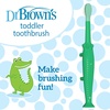 image:imageDr Browns Toddler Toothbrush Dinosaur Green 1Pack1 Count Pack of 1