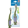 image:imageDr Browns Toddler Toothbrush Dinosaur Green 1Pack1 Count Pack of 1