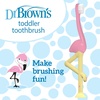 image:imageDr Browns Toddler Toothbrush Dinosaur Green 1Pack1 Count Pack of 2