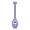 image:imageDr Browns ToothScrubber Toddler Toothbrush TripleSided Training Toothbrush with Suction Cup Base Green Monster Baby Oral Care Ages 14 Years2 Pack  Toddler Toothbrush  Purple Monster  Flamingo