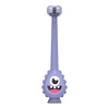 image:imageDr Browns ToothScrubber Toddler Toothbrush TripleSided Training Toothbrush with Suction Cup Base Green Monster Baby Oral Care Ages 14 Years2 Pack  Toddler Toothbrush  Purple Monster  Flamingo